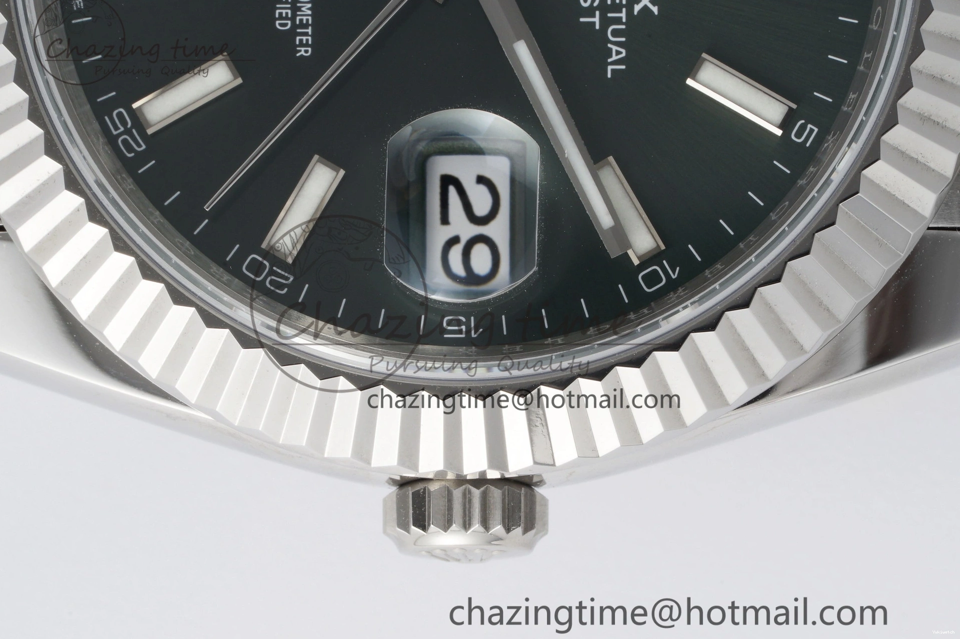904L Best 41 1:1 Bracelet Steel Edition NTF Green Dial VR3235 126334 Stick on Jubilee DateJust 0316